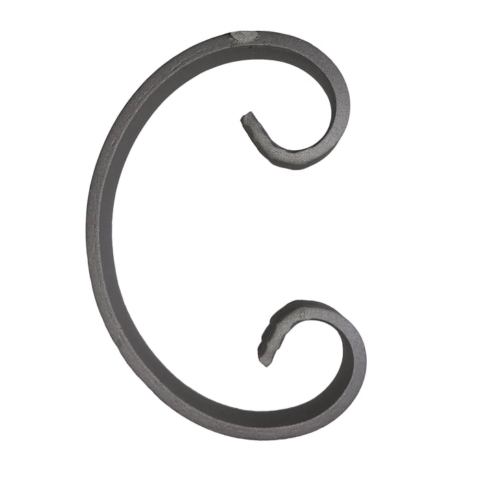 C-Krul 105x70mm uit strip 12x6mm
