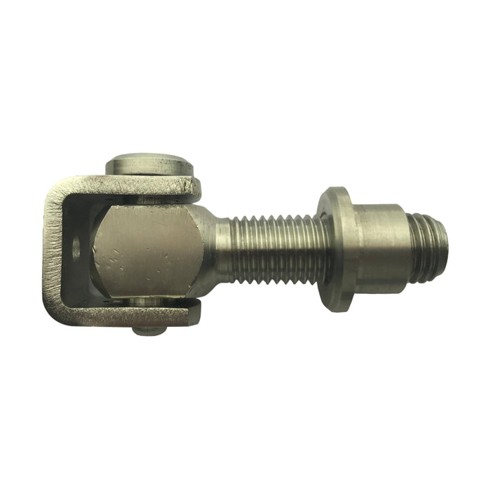 Rvs scharnier M20x60 (rvs beugel en rvs moer)