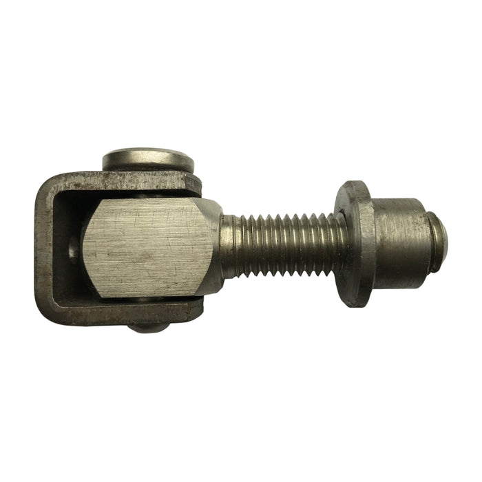 Rvs scharnier M18x60 (stalen beugel en moer)